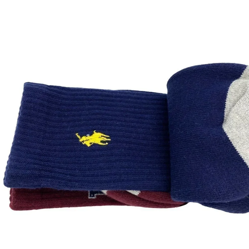 Polo Ralph Lauren Graphic Socks New Two Pack
